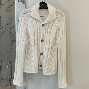 Frank & Eileen Mini Cotswolds Sweater - Ivory - M